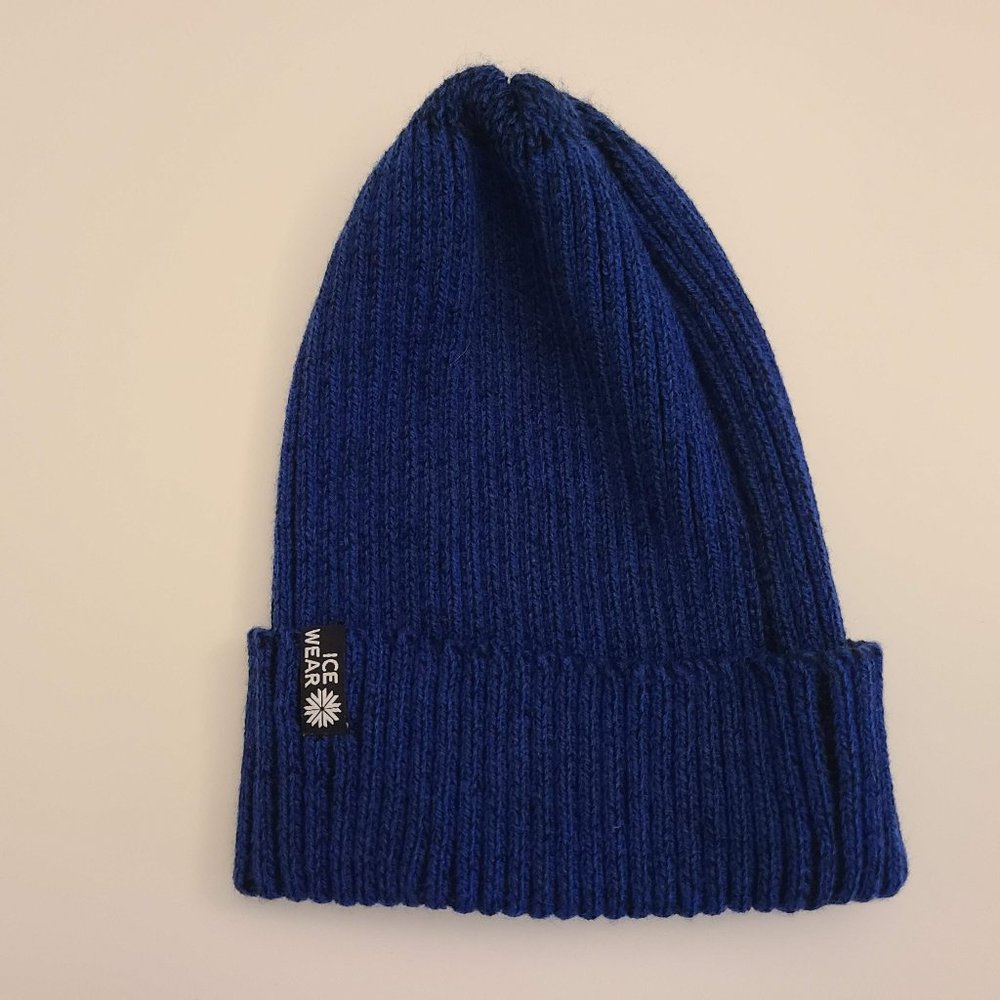 Ice Wear Vogar Warm Hat Beanie Blue VGUC